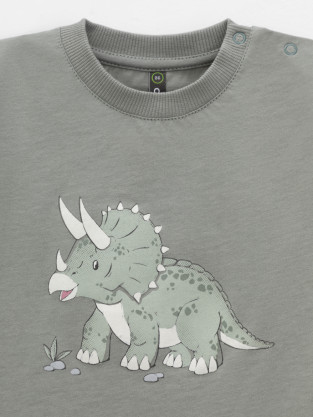 Футболка для мальчика, артикул: КР 302700, цвет: хаки - 2 фото