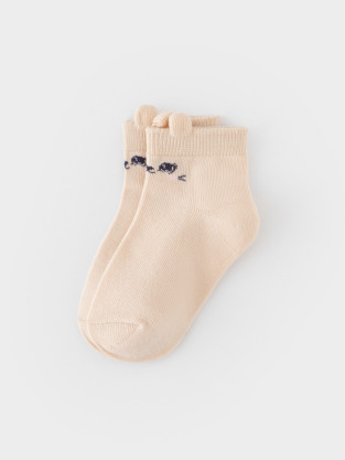 Носки для девочки, артикул: К 9644/3 ФВ, цвет: бежевый - 2 фото