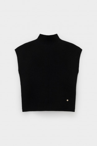 Жилеты женские для мам, артикул: ЕВ 30235/ш, цвет: черный - 2 фото