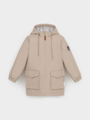 Куртки для мальчика, артикул: ВК 30150/1 УЗГ, цвет: бежевый - 2 фото