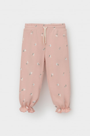 Брюки для девочки, артикул: КР 400796, цвет: розовый - 2 фото