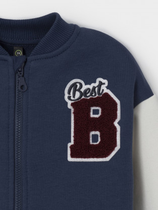 Жакет для мальчика, артикул: КР 303040, цвет: синий - 2 фото