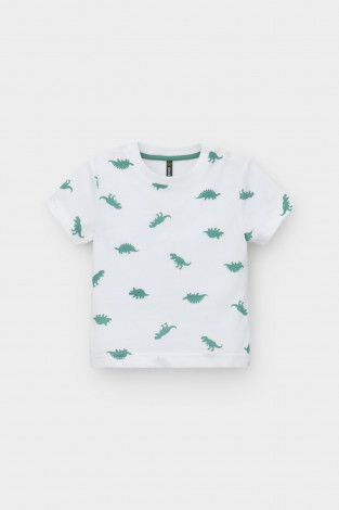 Футболка для мальчика, артикул: КР 302737, цвет: белый - 2 фото