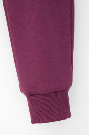 Брюки для девочки, артикул: КР 400590, цвет: фиолетовый - 2 фото