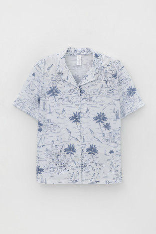 Футболки для дома для мам, артикул: Е 30082, цвет: белый - 2 фото