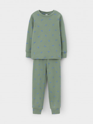 Пижама для мальчика, артикул: К 1552, цвет: зеленый - 2 фото