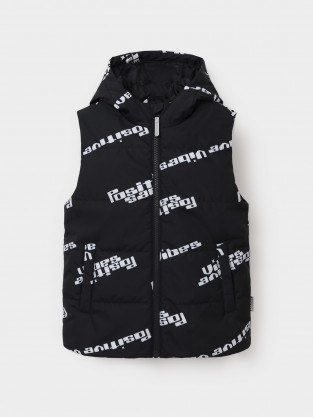 Жилеты для мальчика, артикул: ВК 35019/н/3 ГР (98-128), цвет: черный3 - 2 фото