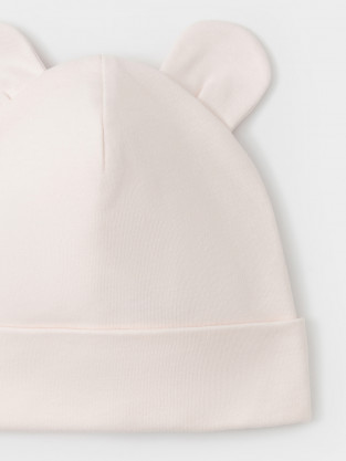 Шапочка ясельная для новорожденных, артикул: К 8093, цвет: светло-розовый - 2 фото