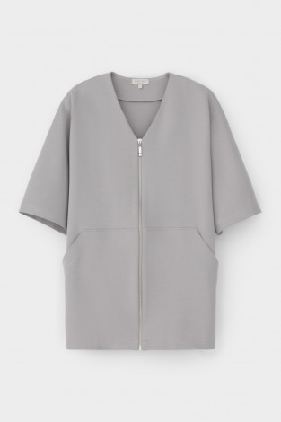 Блузы, рубашки женские для мам, артикул: ЕВТ 3292, цвет: светло-серый5 - 2 фото