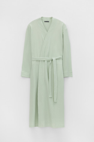 Халаты женские для мам, артикул: Е 50014/24, цвет: зеленый - 2 фото