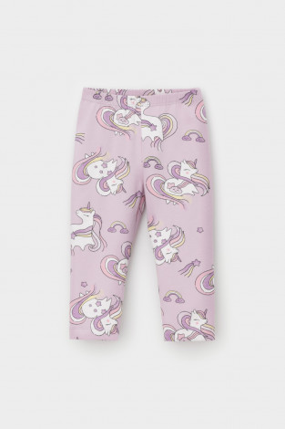 Лосины для девочки, артикул: КР 4321, цвет: фиолетовый - 2 фото