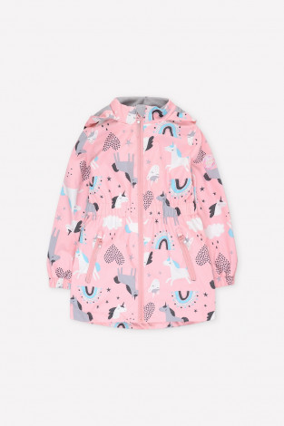 Куртка для девочки, артикул: ВК 32118/н/2 ГР, цвет: светло-розовый - 2 фото