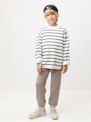 Брюки для мальчика, артикул: КР 400784-1, цвет: коричневый - 2 фото