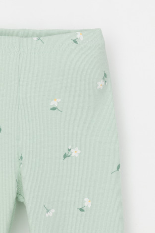 Велосипедки для девочки, артикул: КР 400797-1, цвет: зеленый - 2 фото