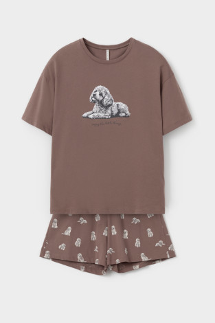 Комплекты для дома для мам, артикул: Е 20195, цвет: коричневый - 2 фото