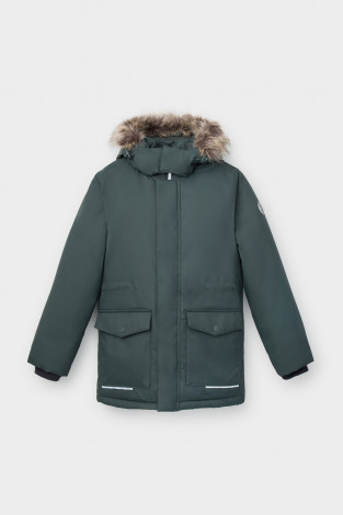 Куртки для мальчика, артикул: ВК 36092/1 ГР, цвет: зеленый - 2 фото