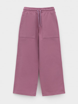 Брюки для девочки, артикул: КР 400786, цвет: бордовый - 2 фото