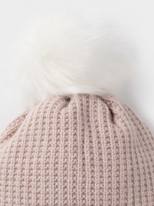 Шапка для девочки, артикул: КВ 20407/ш, цвет: розовый - 2 фото