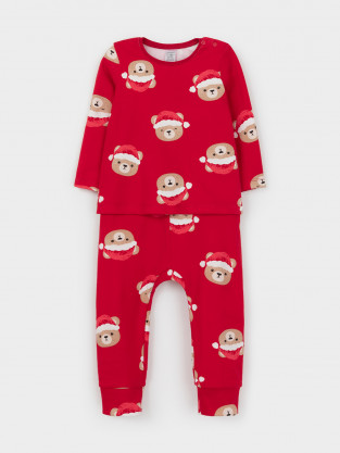 Пижамы, артикул: К 1661, цвет: красный - 2 фото