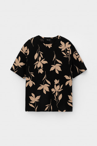 Футболки женские для мам, артикул: ЕВТ 3184, цвет: черный3 - 2 фото