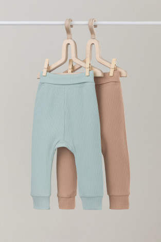 Брюки для новорожденных, артикул: К 400715-2уп, цвет: голубой - 2 фото