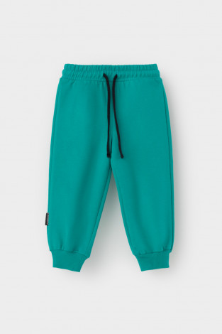 Брюки для мальчика, артикул: КР 400763, цвет: зеленый - 2 фото