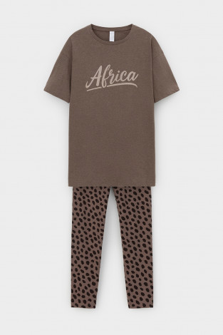 Комплекты для дома для мам, артикул: Е 20099/24, цвет: коричневый - 2 фото