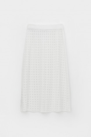 Юбки женские для мам, артикул: ЕВ 734, цвет: бежевый - 2 фото