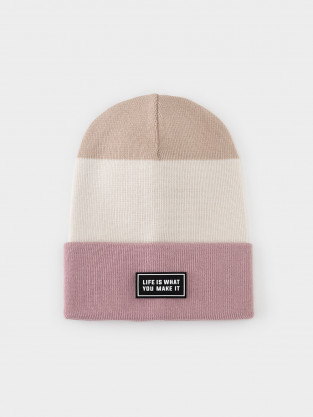 Шапка для девочки, артикул: КВ 20426, цвет: розовый - 2 фото