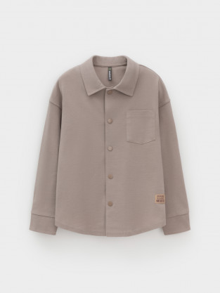 Рубашки для мальчика, артикул: КР 302794, цвет: коричневый - 2 фото