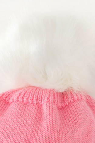 Шапка для девочки, артикул: КВ 20367/ш, цвет: розовый - 2 фото