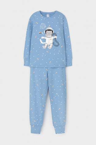 Пижама для мальчика, артикул: К 1621, цвет: голубой - 2 фото