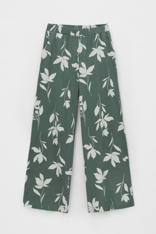 Брюки женские для мам, артикул: ЕВТ 4069, цвет: зеленый - 2 фото