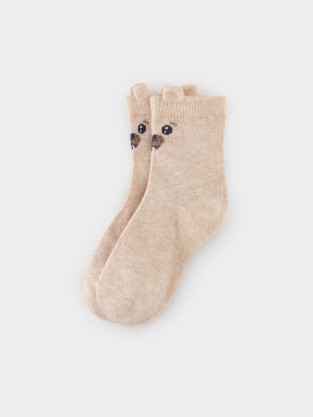 Носки для девочки, артикул: К 9609/4 ФВ, цвет: бежевый - 2 фото