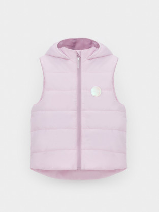 Жилет для девочки, артикул: ВК 35010/7 ГР, цвет: розовый - 2 фото