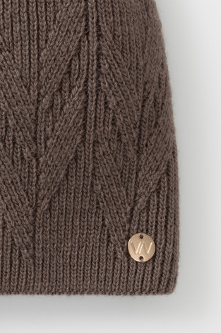 Шапки для мам, артикул: ЕВ 20022/ш, цвет: коричневый - 2 фото