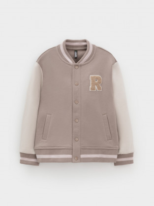 Жакет для мальчика, артикул: КР 302678, цвет: коричневый - 2 фото