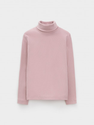 Водолазки для девочки, артикул: КР 301477, цвет: розовый - 2 фото