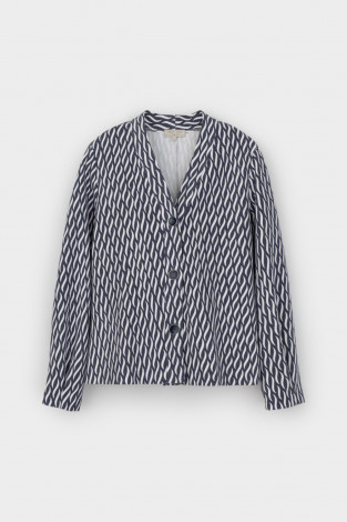 Жакеты, куртки женские для мам, артикул: ЕВТ 3284, цвет: синий - 2 фото