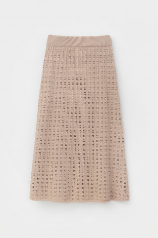 Юбки женские для мам, артикул: ЕВ 734, цвет: бежевый - 2 фото