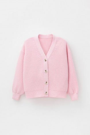 Жакет для девочки, артикул: КВ 30133/ш, цвет: розовый - 2 фото