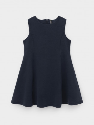 Сарафан для девочки, артикул: К 5933, цвет: синий - 2 фото