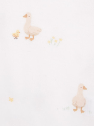 Простынка для новорожденных, артикул: К 8512, цвет: сахар - 2 фото