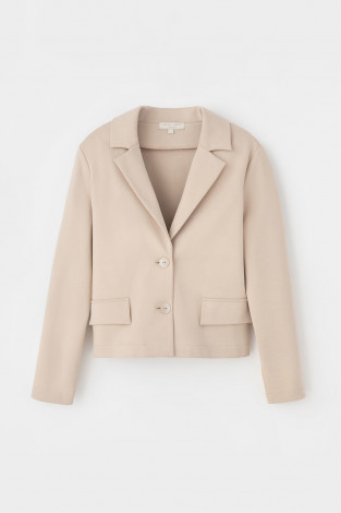 Жакеты, куртки женские для мам, артикул: ЕВТ 3248, цвет: бежевый - 2 фото