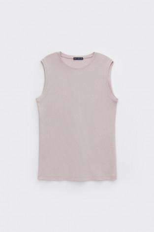 Майки женские для мам, артикул: ЕВТ 3037/24, цвет: бежевый - 2 фото