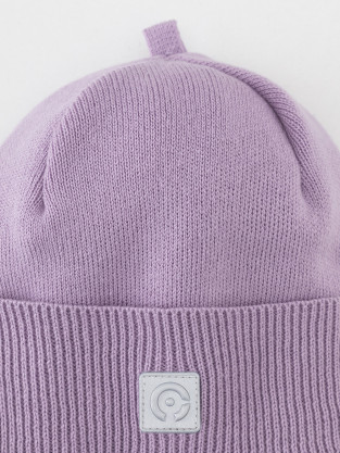 Шапка для девочки, артикул: КВ 20422, цвет: фиолетовый - 2 фото