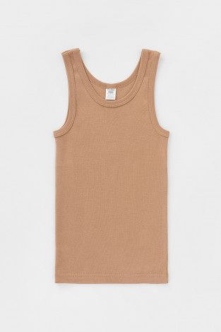 Майки для мальчика, артикул: К 1182-2уп, цвет: коричневый - 2 фото