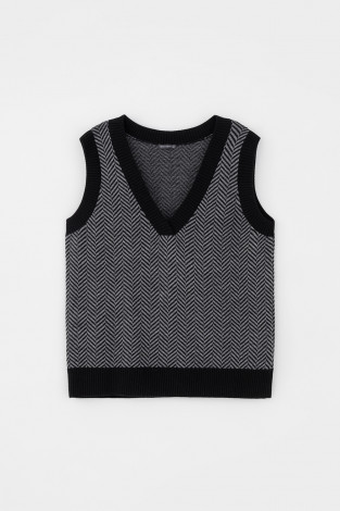 Жилеты женские для мам, артикул: ЕВ 30116/24ш, цвет: черный - 2 фото