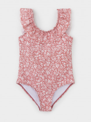 Купальник для девочки, артикул: ТК 16022/2н ФВ, цвет: розовый - 2 фото