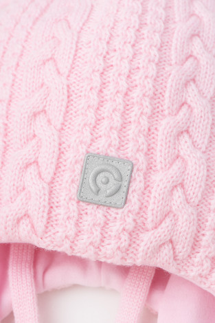 Шапка для девочки, артикул: КВ 20296/ш, цвет: розовый - 2 фото